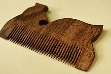 Wooden comb ~ Traditional Tribal design  